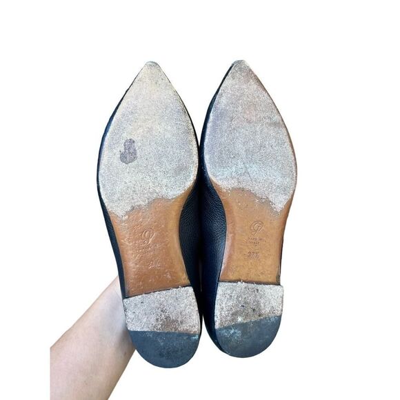 M. Gemi Leather Pointed Tow Flats size 37.5 - Picture 6 of 8
